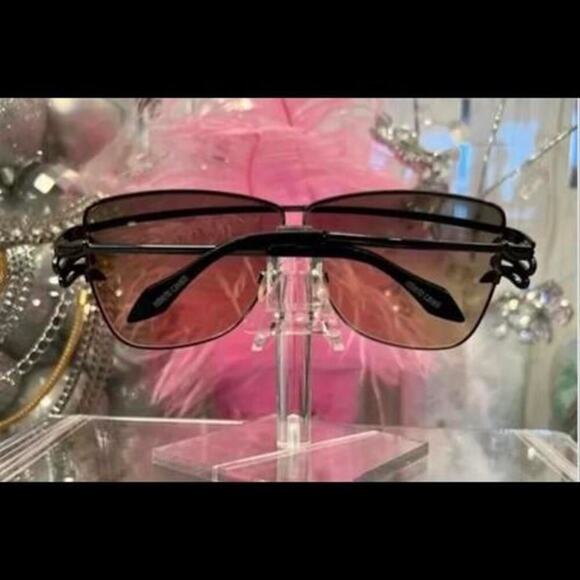 Roberto Cavalli Aviator Style Snake Trimmed Sunglasses (RCXX011) main image 4